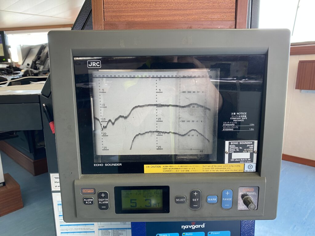 Echo Sounder and paper records