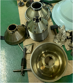 Fuel oil purifier bowl assembly