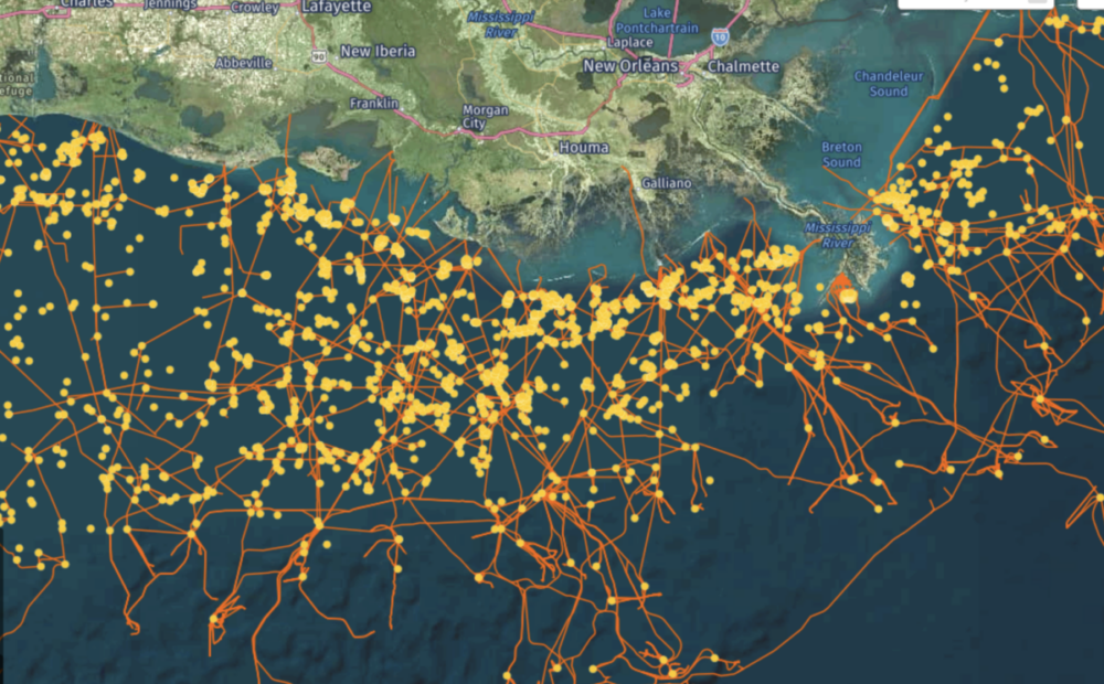 Oil Platforms In The Gulf Of Mexico - Maritime Page