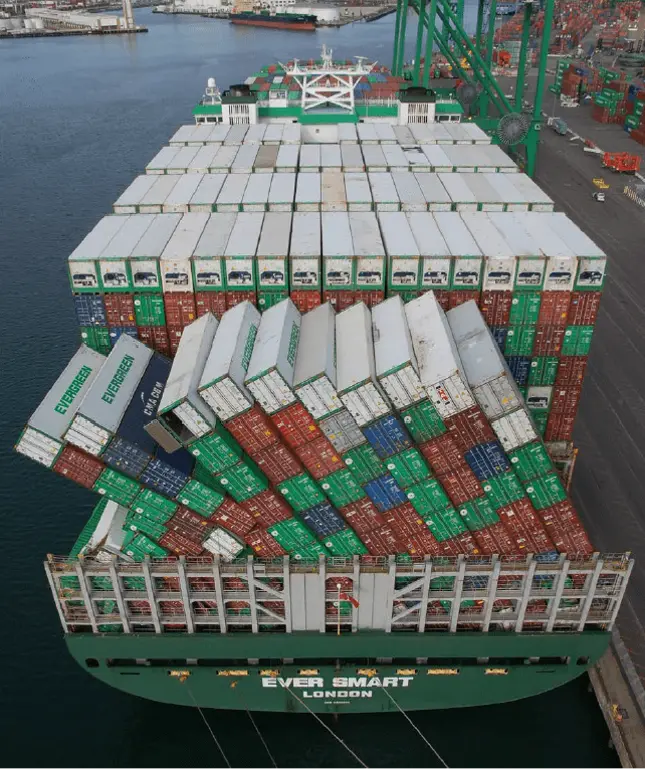 Independent Container Stack Collapse Ever Smart