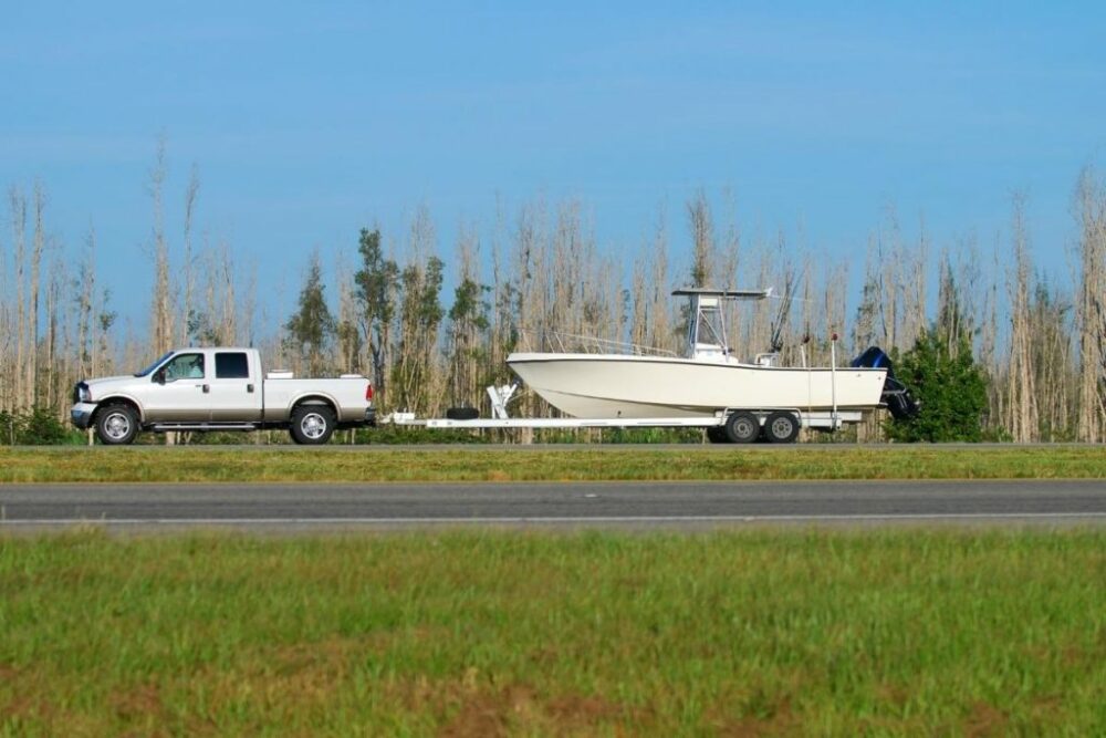 Towing A Boat How Big Of A Boat Can You Trailer 1024x683 1