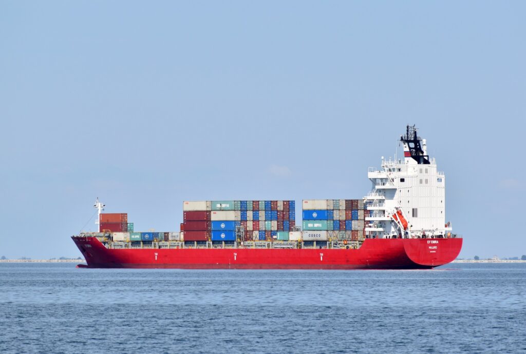 Container ship is one of the popular choices to work on merchant's vessel