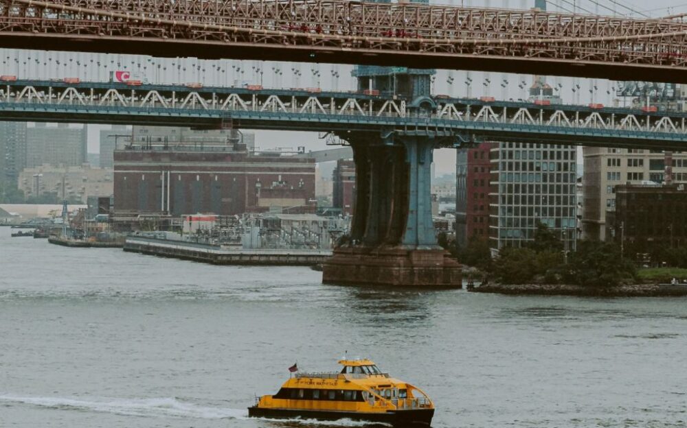 View on the Brooklyn Navy Yard from the opposite shore