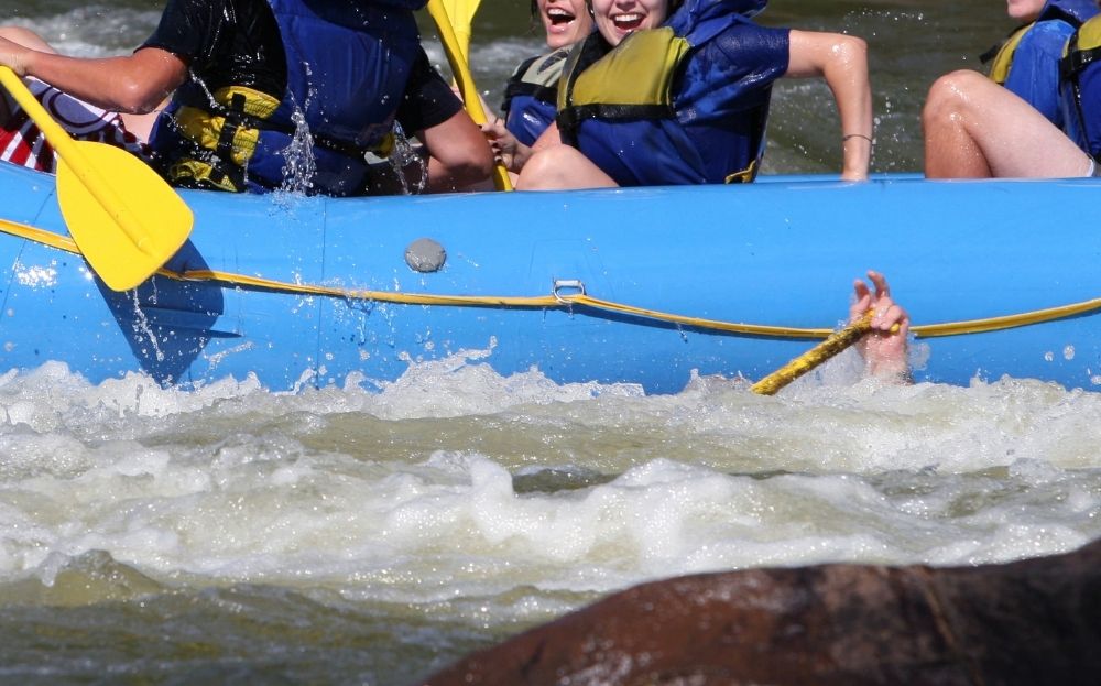 What Is Most Likely to Cause Someone to Fall Overboard? A man has fallen overboard during a rafting adventure. 