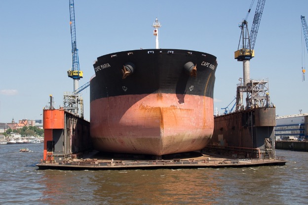 ship red painting below the waterline