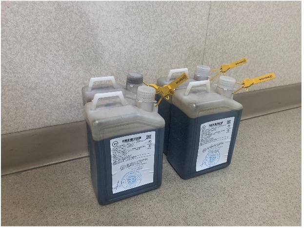continuous drip feed samples collected sealed and distributed after bunkering on ships