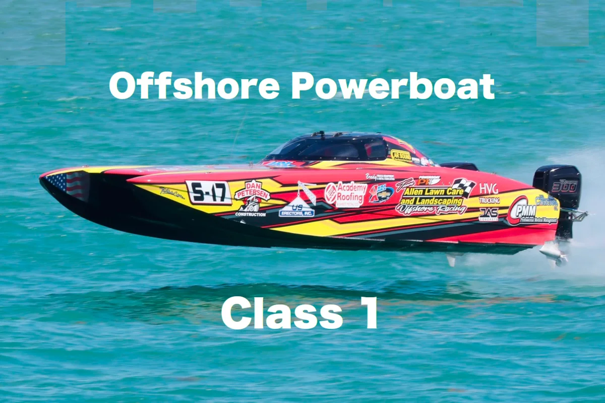 Offshore Powerboat Class 1 racing catamaran Featured
