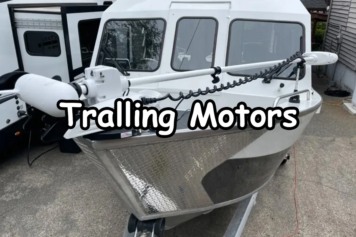 Trolling Motor on fishing boat