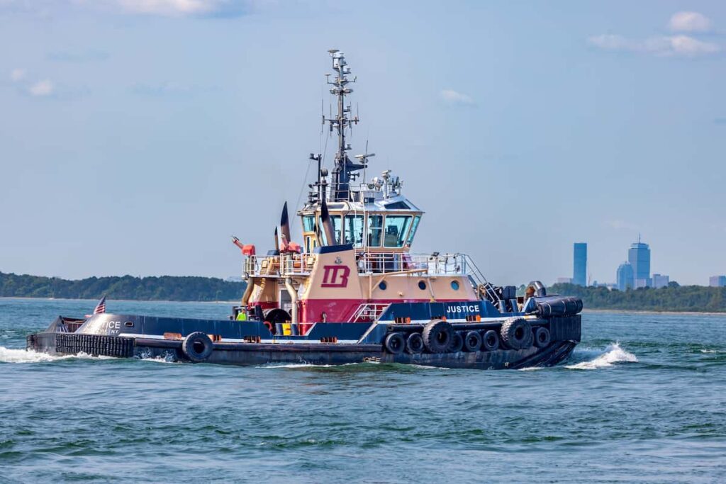 why do tugboats push