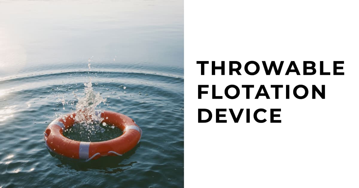 Throwable Flotation Device A Must Have For Water Safety