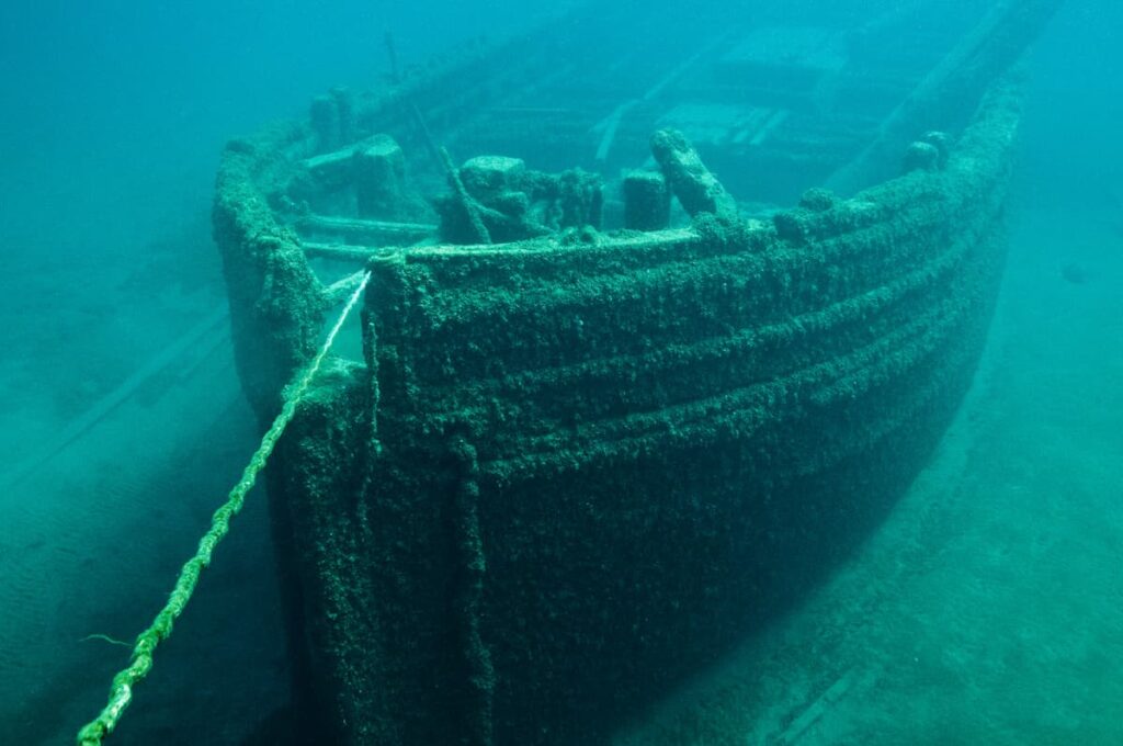 Shipwreck of the schooner