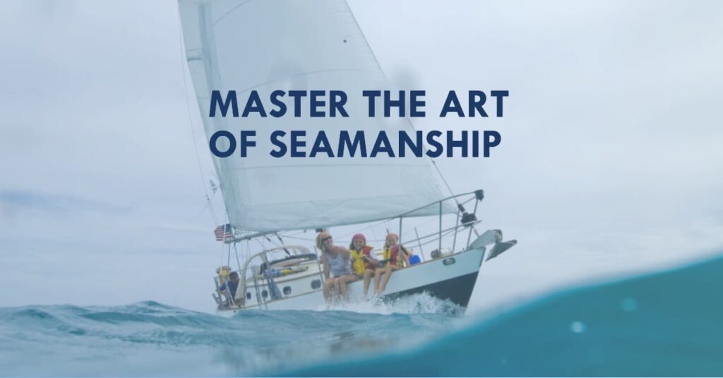 Nautical Science 8 Image displaying family on the sailboat on the water.