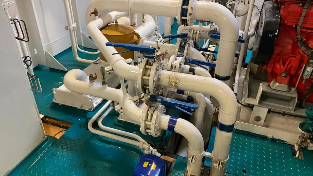 Example of Ballast Water Treatment Systems on small coastal feeder ship