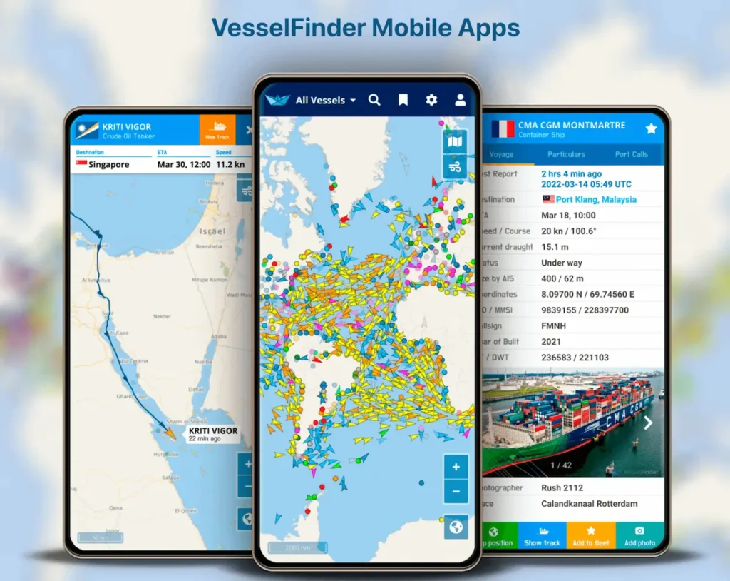 VesselFinder Mobile App