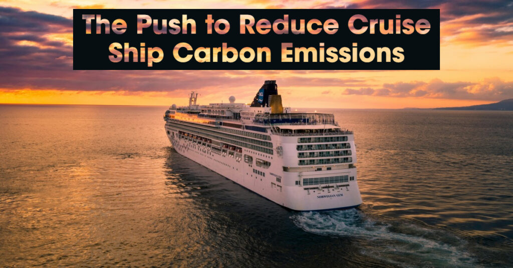 Cruise ship carbon emissions